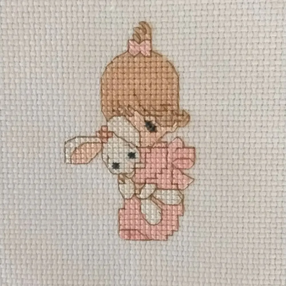 Cross Stitch Precious Moments Patterns & Aida Lot